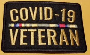 Patch militare COVID-19 VETERANO circa 2,5X3,75" - Foto 1 di 2