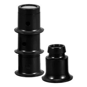 4 Pezzi Clip di Ingrandimento Clip On Lenti di Ingrandimento per Occhiali Riparazione Orologi - Foto 1 di 12