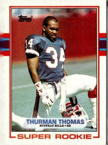 1989 Topps Super Rookie #45 Thurman Thomas  Buffalo Bills