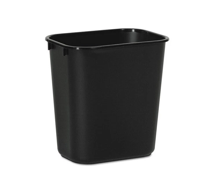 Boardwalk Soft-sided Wastebasket 14quart Plastic Black - BWK14QTWBBLA