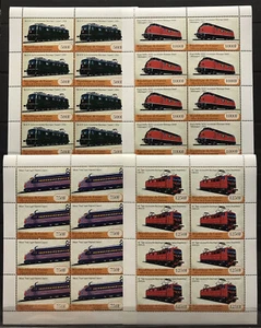 Trains / Locomotives on stamps Guinea - Full Sheet - Timbres stamps MNH** AM5 - Picture 1 of 1