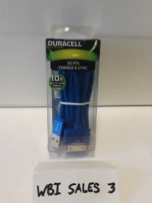 DURACELL MICRO USB CARGA Y SINCRONIZACIÓN 10 FT LE2183 Azul Foto 1 de 2