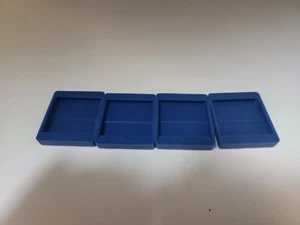 4 NUEVAS fundas de juego oficiales OEM Nintendo AZUL cartucho de silicona para DS &3DS #N41 - Imagen 1 de 7