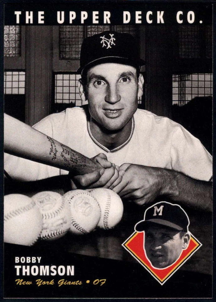 Bobby Thomson 1994 Upper Deck All Time Heroes #51 NY Giants ID:19431 - Image 1 of 1