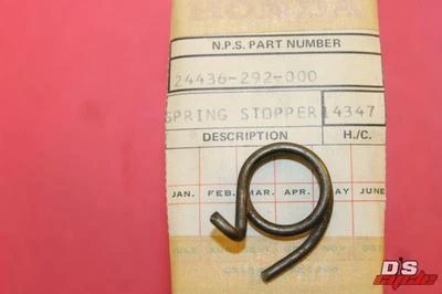 NUEVO DE LOTE HONDA CL450 CB450K1 CB450K2 TAMBOR DE CAMBIO NEUTRO, PIEZA DE RESORTE # 24436-292-000 Foto 1 de 4