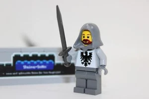 Lego (c) Ritter Figur - Ritter Kämpfer - Adler - grau #3 - MOC Custom Druck - Bild 1 von 1