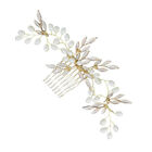  Bridal Comb Copper Wire Banquet Hair Accessory Pearl Headpiece for Bride
