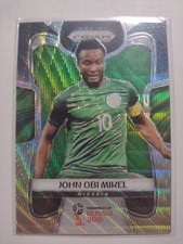 Panini Prizm Fifa World Cup 2018 Nigeria Black-Gold #138 John Obi Mikel 