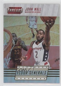 2016 Panini Threads Floor Generals Century Proof Holo John Wall LeBron James #13