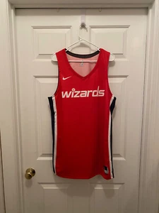 Washington Wizards Team Issued NBA Nike Red White Blue Practice Jersey Large (2) - Picture 1 of 4