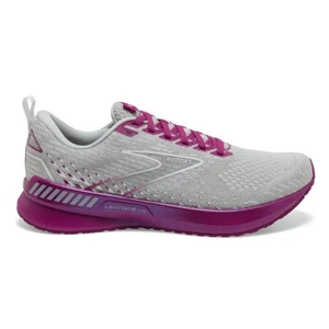 Brooks Levitate GTS 5 Zapatos para Correr Gris/Lavanda/Baton Rouge EE. UU. Mujeres 10.0 - Imagen 1 de 6