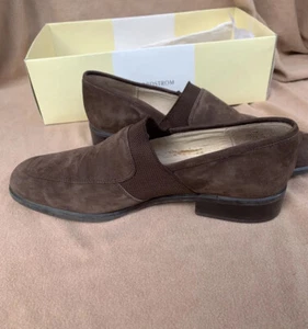 womans Nordstrom Comfort Construction Chocolate Nubuck Mystic suede shoes size 9 - Picture 1 of 10