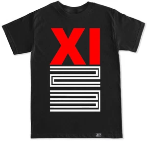 XI 23 Red Grey SPACE JAM RETRO BRED 11 XI 3 5 13 3lab5 matching shoes T Shirt - Picture 1 of 5