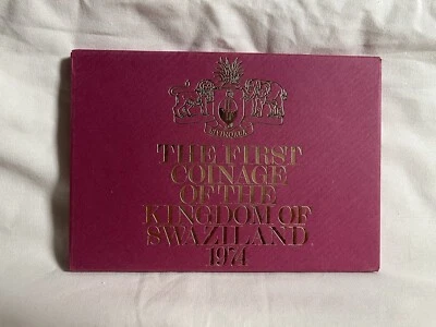 The First Coinage Of The Kingdom Of Swaziland 1974. Royal Mint African Coin Set - Image 1 of 4