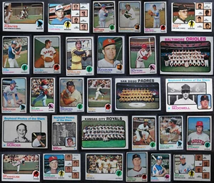 (VG) 1973 Topps Baseball Cards Complete Your Set U You Pick From List 221-440 - Picture 1 of 309