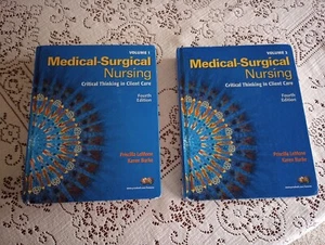 Medical-Surgical Nursing Hardcover Books 4th edition volumes 1 & 2 Free Shipping - Picture 1 of 6