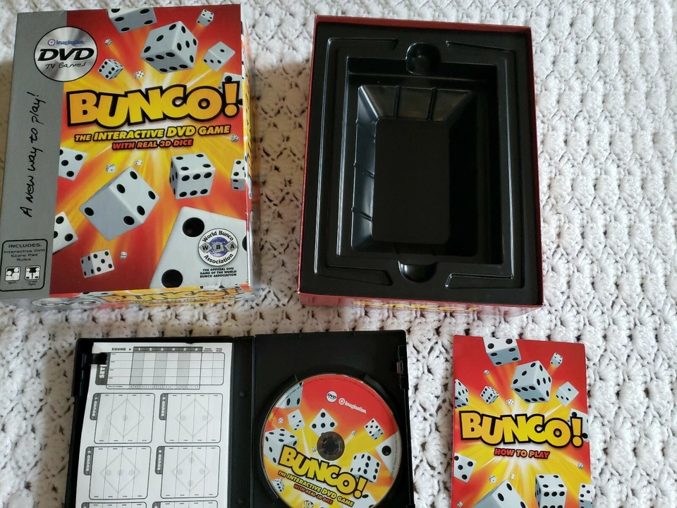 DVD Bunco with 3D Dice TV Interactive Game Complete - Image 1 of 1