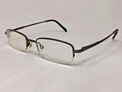 Marco de gafas GEOFFREY BEENE “HORIZON” medio sin montura 52-19-140 Gunmetal IF08 Foto 1 de 4