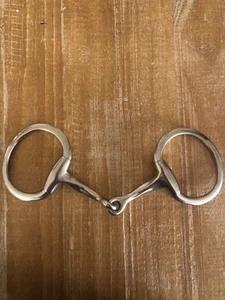 Korsteel Eggbutt Snaffle Horse Bit 5” Very Slow Twist Single Joint Used VGC - Picture 1 of 5