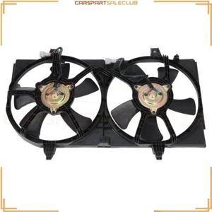 For 2000-01 Nissan Maxima Radiator Condenser Cooling Dual Electric Fan Assembly - Bild 1 von 8
