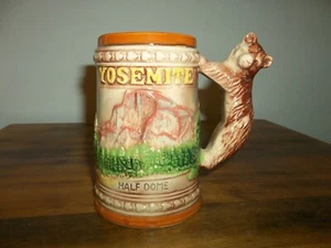 YOSEMITE HALF DOME/EL CAPITAN BEAR HANDLE MUG 1940 - Picture 1 of 2