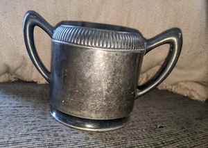 Vintage Simpson Hall Miller Co Quadruple Plated 94 Sugar Bowl Antique - Bild 1 von 5