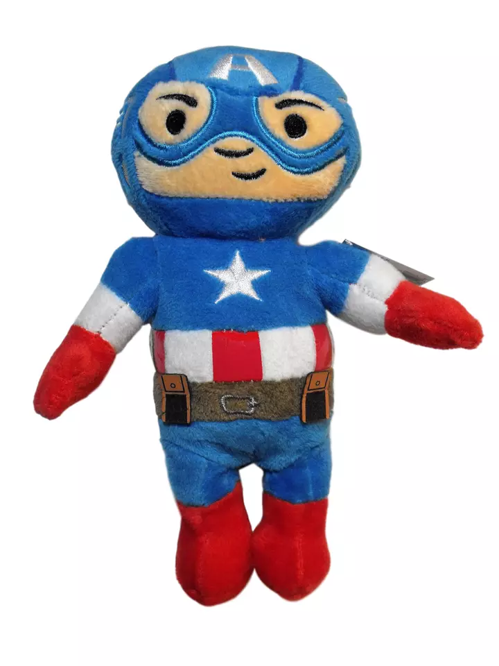 Muñeco de Peluche Marvel Capitán América 8" Pequeño Vengadores Peluche Superhéroe Juguete Nuevo con Etiquetas Foto 1 de 2