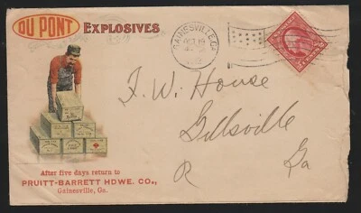 DuPont Explosives multicolor advertising cover engineer on front text on back - Image 1 of 3