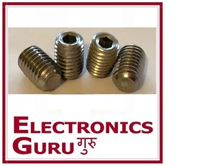 4pcs 7mm M7 Set Grub Screw Power Speaker Remote Terminal Amp Amplifier RARE - Picture 1 of 2