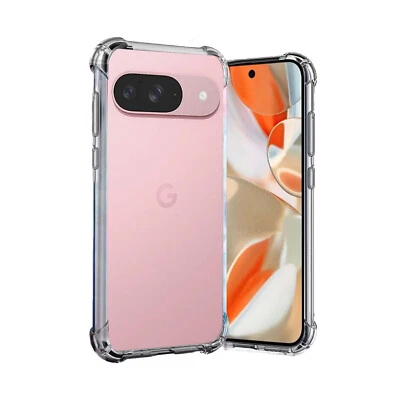 Funda lisa de gel de silicona resistente para teléfono móvil Google Pixel 9 Foto 1 de 4