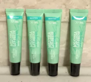 Bath & Body Works CO BIGELOW MENTHA LIP SHINE MENTHA #502 NEW SEALED 4X NEW - Picture 1 of 3