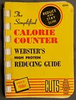 1983 WEBSTER'S VISUAL CALORIE COUNTER POCKET GUIDE
