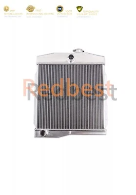 3Row Aluminum Radiator For 1959-1971 Jeep CJ3 CJ5 CJ6 2.2L 3.7L/1955 Jeep Willys Foto 1 de 4