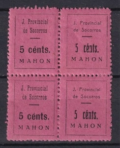 SCW Local Label MAHON J. Provincial de Socorros Ed 24+27+24+27 (II) - Bild 1 von 2