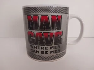 Oversize MAN CAVE Mug Where Men Can Be Men !!! Preowed. Very clean.. - Picture 1 of 6