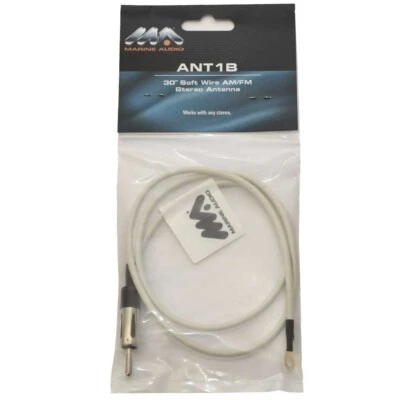 Antena estéreo AM/FM Jensen Boat ANT1B | Supra Soft Wire 30 pulgadas Foto 1 de 2