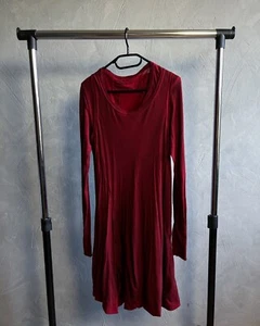 Rundholz Black Label Dark Wine Red Asymmetric Dress - Picture 1 of 13