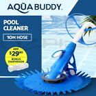 Aquabuddy Pool Cleaner Automatic Vacuum Swimming Floor Climb Wall Pool 10M Hose