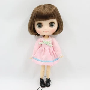 8" Middie blyth Doll Short Brown bob hair Factory Joint Body Neo Blythe doll - Picture 1 of 5