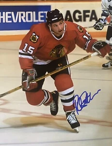 Rich SUTTER Signed 8x10 Photo! Chicago BLACKHAWKS ! NHL VETERAN! W/COA - Picture 1 of 2