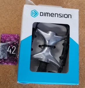 Dimension Comp Aluminum Platform Bike Pedals 9/16" - Picture 1 of 5