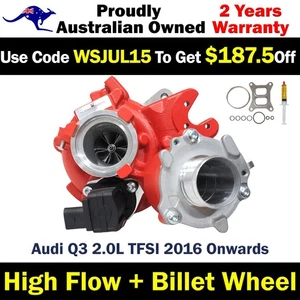 GEN1 High Flow Turbo No Actuator For Audi Q3 2.0L TFSI 2016 Onwards - Picture 1 of 13