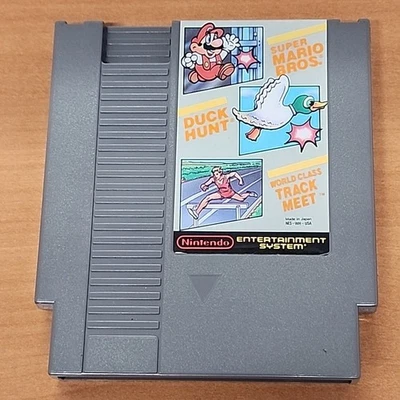 Super Mario Bros Duck Hunt World Class Track Meet Authentic, Tested - NES - Image 1 of 3