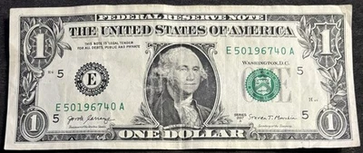 2017 A Richmond $1 Bill May 4th 1967 Birthday/Anniversary Ladder Note - Image 1 of 2