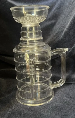 THE CUP PLASTIC HOCKEYS STANLEY CUP TROPHY BEER MUG 25 盎司 — 第 1/4 张图片