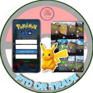 Pokémon Go ✨ Fondo brillante de estadio de béisbol Pikachu en los EE. UU. ✨PTC 80k polvo✨ - Imagen 1 de 16