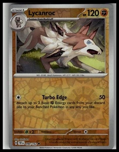 SV05: Temporal Forces Lycanroc #090/162 REVERSE HOLO - Picture 1 of 2