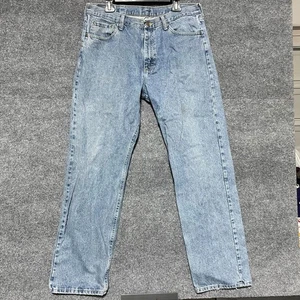 Wrangler Jeans Mens 36x36 Blue Straight Relaxed - Picture 1 of 15