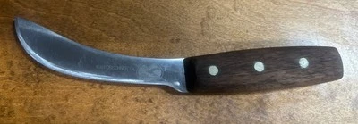Cuchillo desollador de carnicero de caza vintage R.H. Researchner VICTORINOX Suiza Foto 1 de 4