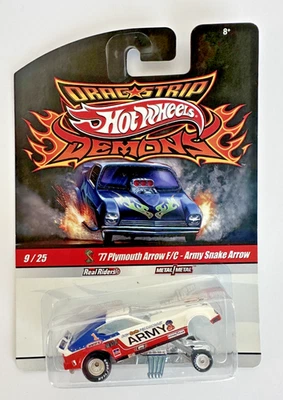 Hot Wheels Drag Strip Demons 77 Plymouth Arrow F/C Army Snake Arrow 9/25 Foto 1 de 2